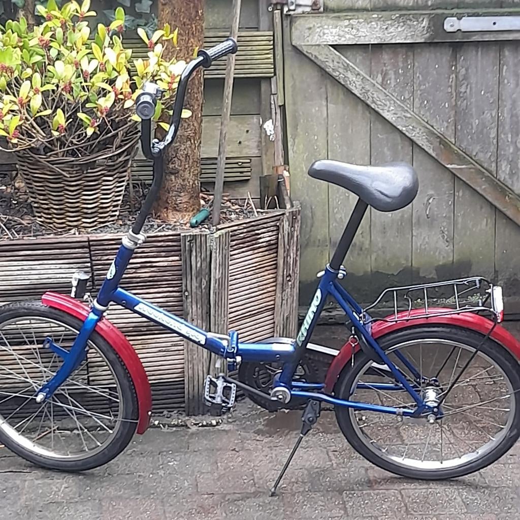 Leuke vouwfiets 17 inch met belletje, Fietsen en Brommers, Ophalen, Gebruikt, 20 inch of meer