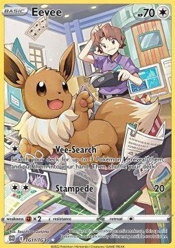 EEVEE TG11/TG30 - BRILLIANT STARS, Ophalen of Verzenden, Nieuw, Losse kaart, Foil