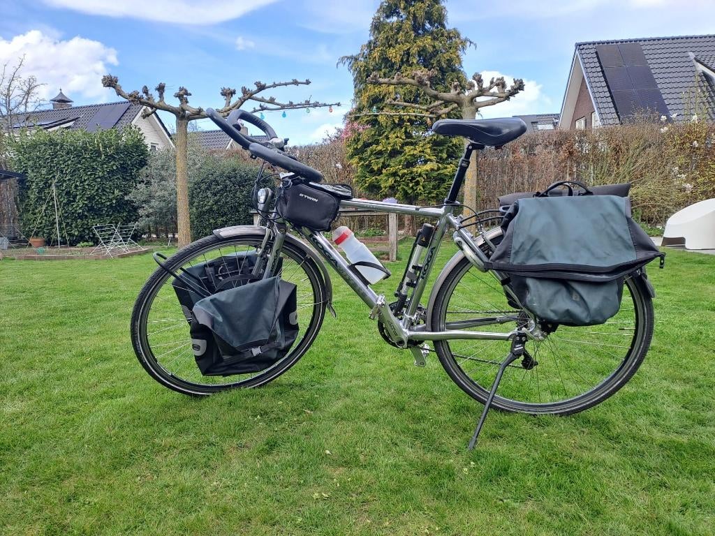 Trekking fiets Globe Traveller Koga Myata, Gebruikt, Velgrem, Versnellingen, 49 tot 53 cm