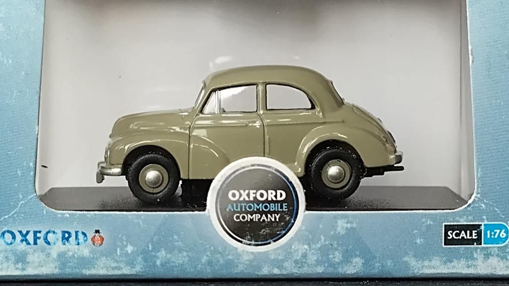 Morris Minor MM Platinum Grey 1:76 Oxford Diecast Pol, Auto, Verzenden, ., Nieuw