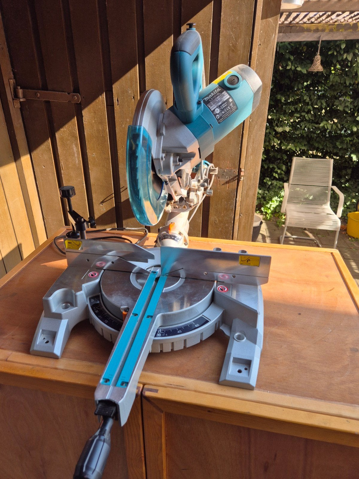 Makita LS1018L Afkortzaag - Zo goed als nieuw, 70 mm of meer, Ophalen of Verzenden, Zo goed als nieuw, Makita
