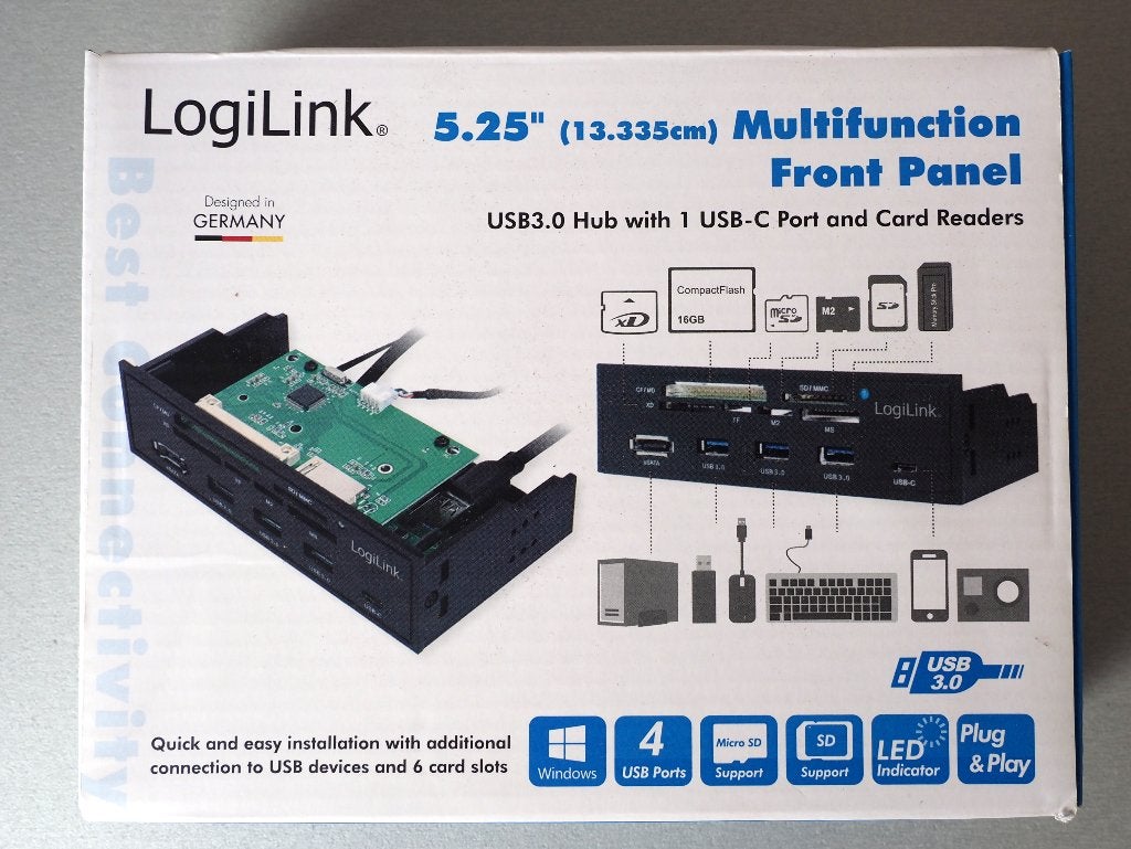 Logilink kaartlezer cardreader UA0341, Ophalen of Verzenden, Nieuw, Logilink