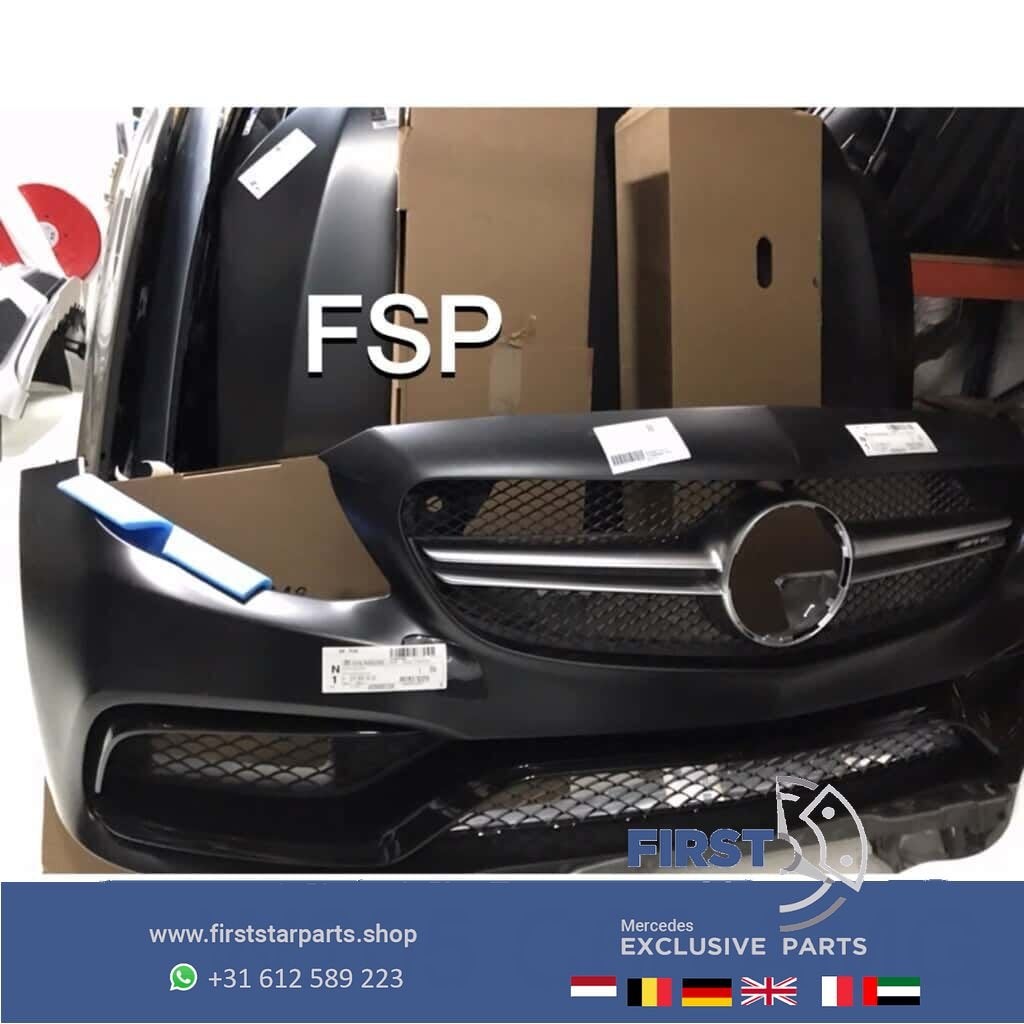 W205 C63 AMG VOORKOP COMPLEET Mercedes C Klasse 63 2018-2022, Auto-onderdelen, Gebruikt, -, Voor, Ophalen of Verzenden