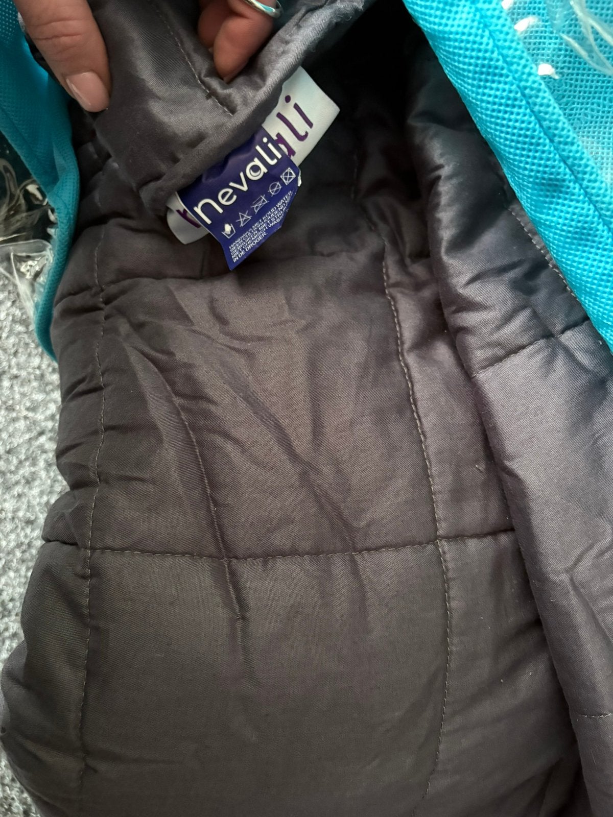 Nevali verzwaringsdeken 9 kg, Ophalen, Eenpersoons, Zwart, Deken of Dekbed