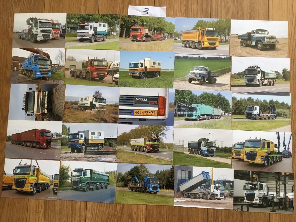 Foto' s GINAF trucks, Verzenden, 1980 tot heden, Foto, Nieuw