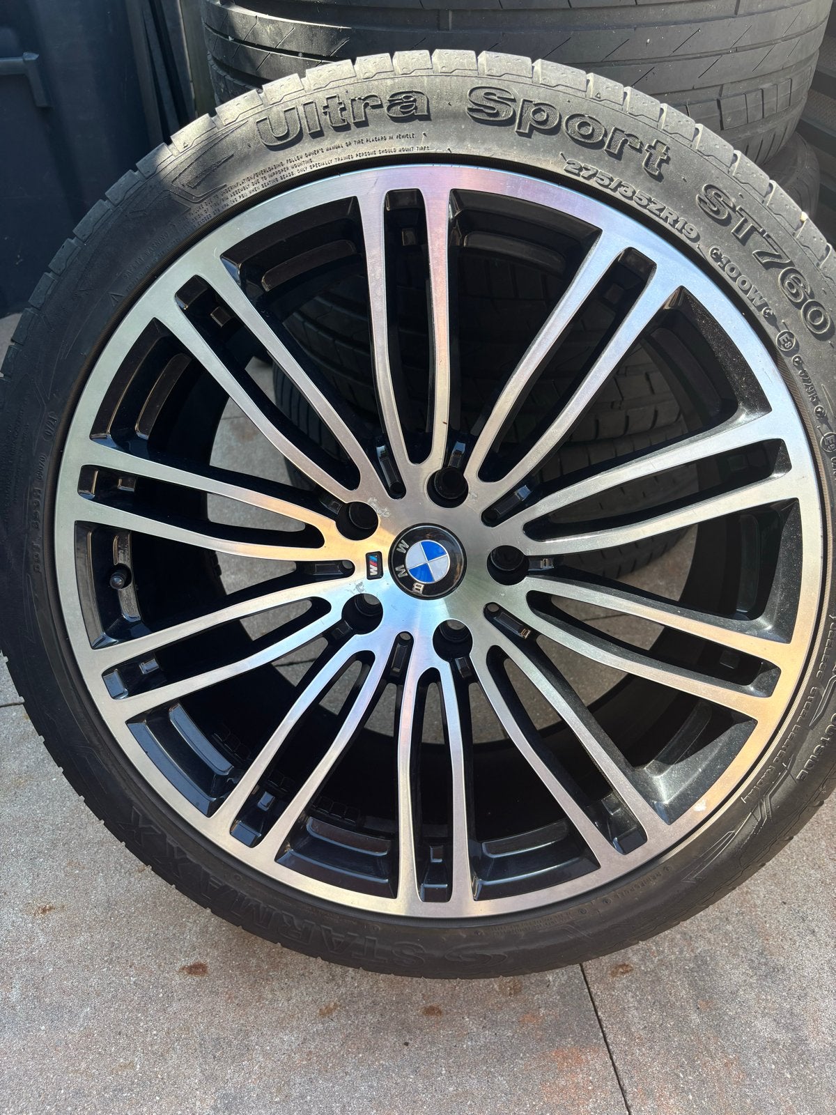 BMW 668 Breedset 19 inch velgen met banden, Auto-onderdelen, Banden en Velgen, Gebruikt, 275 mm, Banden en Velgen, Personenwagen