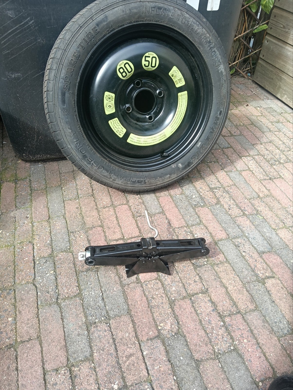 reservewiel thuiskomertje Peugeot 125/80R15, Ophalen, Nieuw, Peugeot