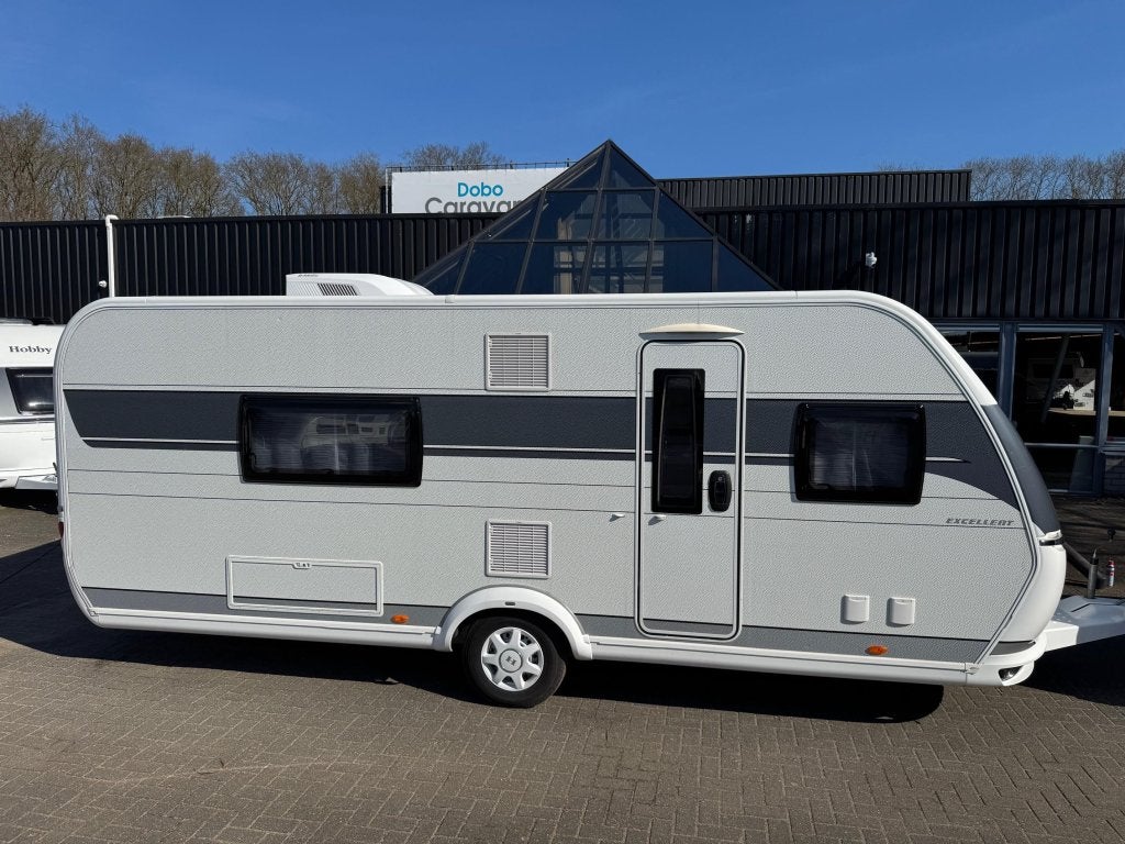 Hobby Excellent 560 WFU 2021 | Grote badkamer | Airco, Caravans en Kamperen, Caravans, Rondzit, Hobby, Bedrijf, Overige typen