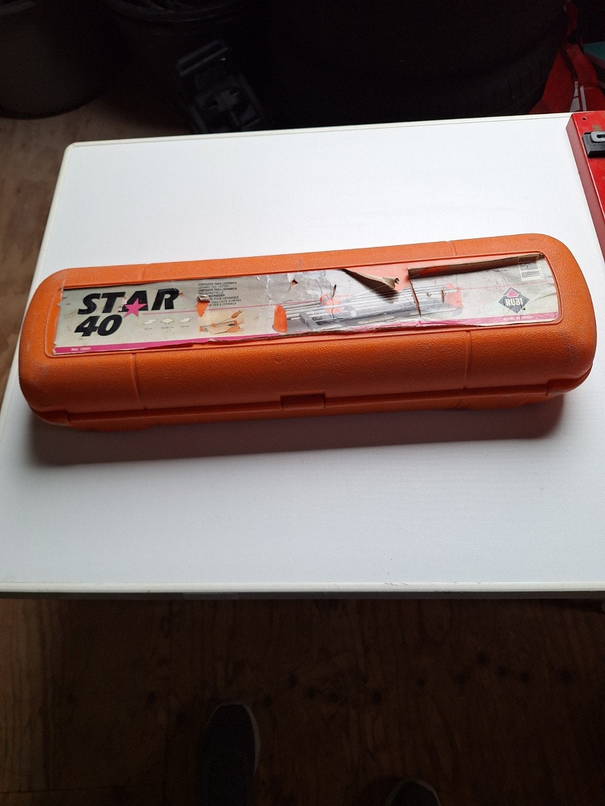 Rubi Star 40 tegelsnijder in koffer, Ophalen, Gebruikt, Snijgereedschap, Rubi