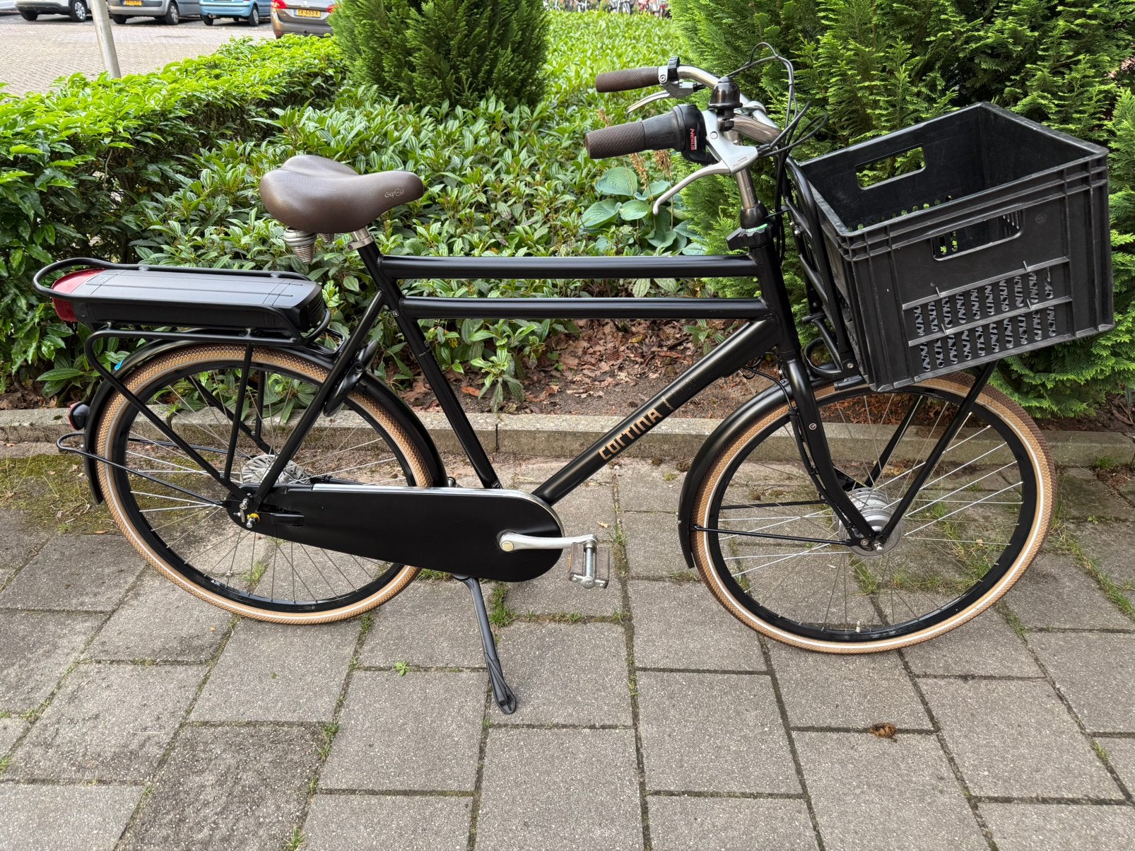 Te koop Zeer nette Cortina U4 Elektrische Herenfiets 65 cm, Versnellingen, Zo goed als nieuw, 65 cm of meer, Ophalen