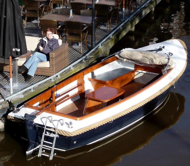 Consonant Vlet design Jan Visser (staal), Watersport en Boten, Ophalen, 10 tot 30 pk, Gebruikt, Staal