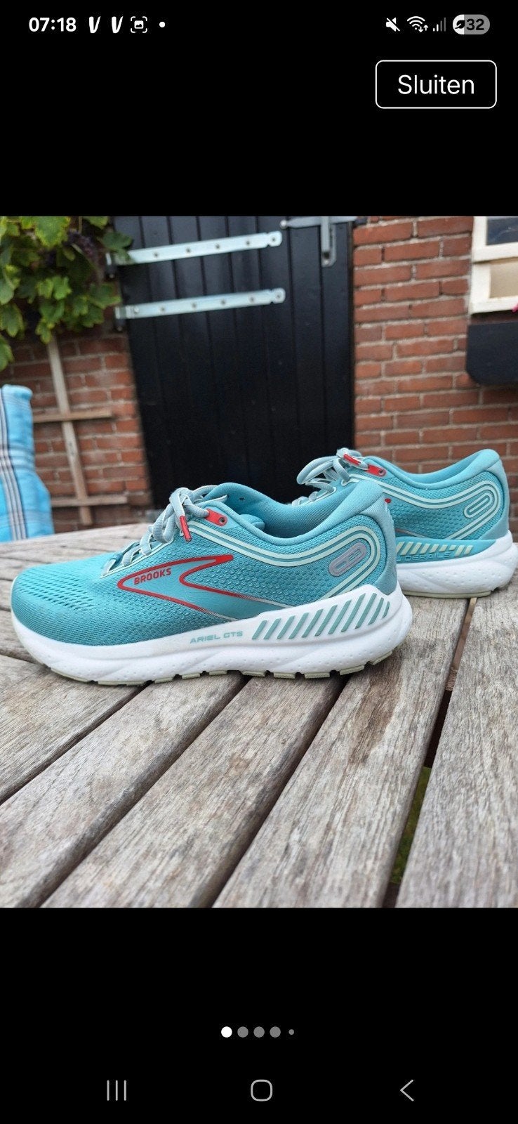 Brooks Ariel GTS  hardloopschoenen, Blauw, Sportschoenen, Brooks, Ophalen of Verzenden