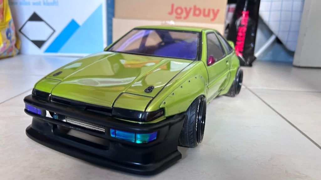 1:10 Toyota ae86 Trueno - Pendem Custom Made, Ophalen of Verzenden, Nieuw, Schaal 1:10, Auto onroad
