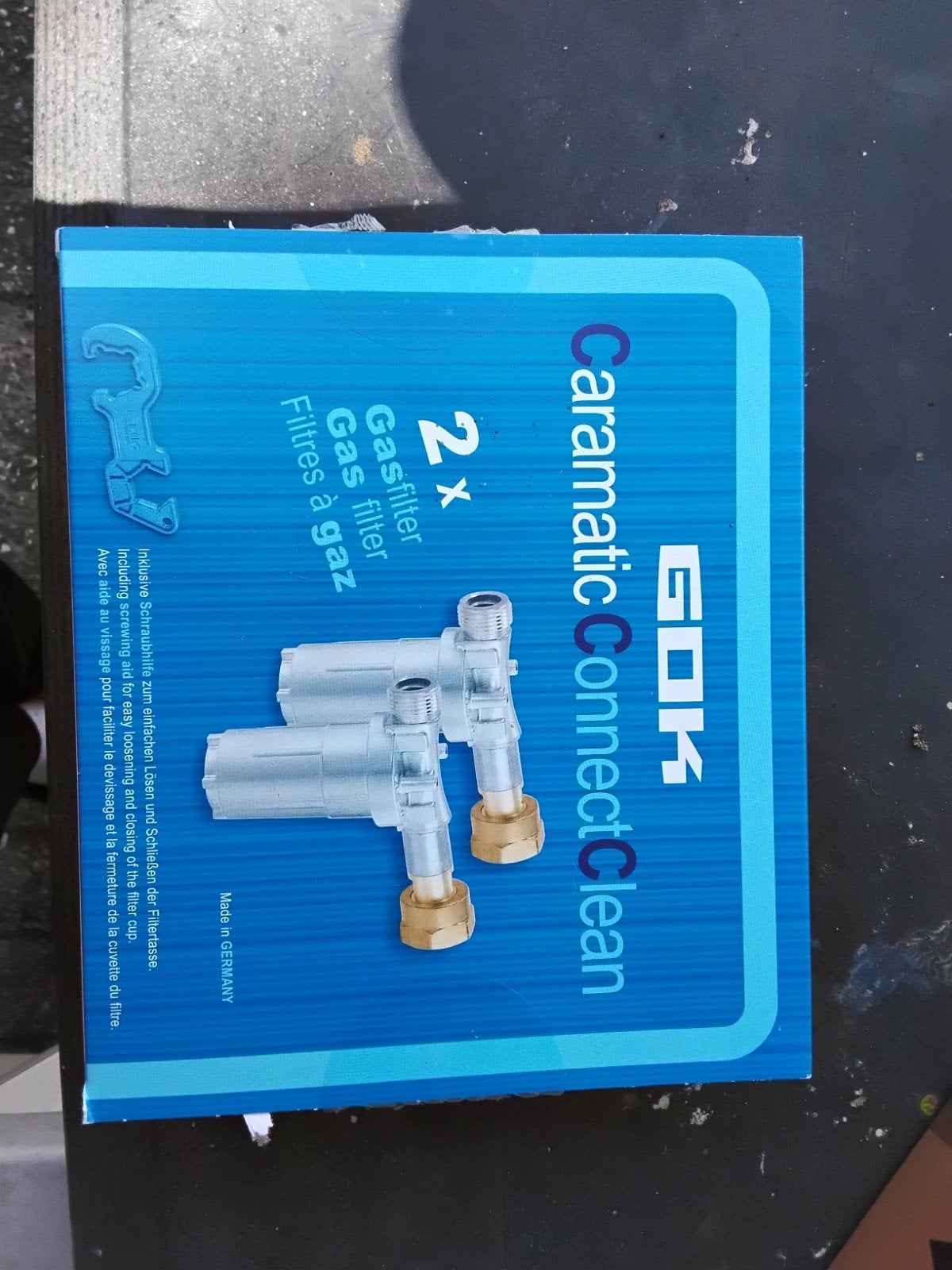GOK Caramatic ConnectClean gasfilter (2 stuks), Ophalen, Nieuw