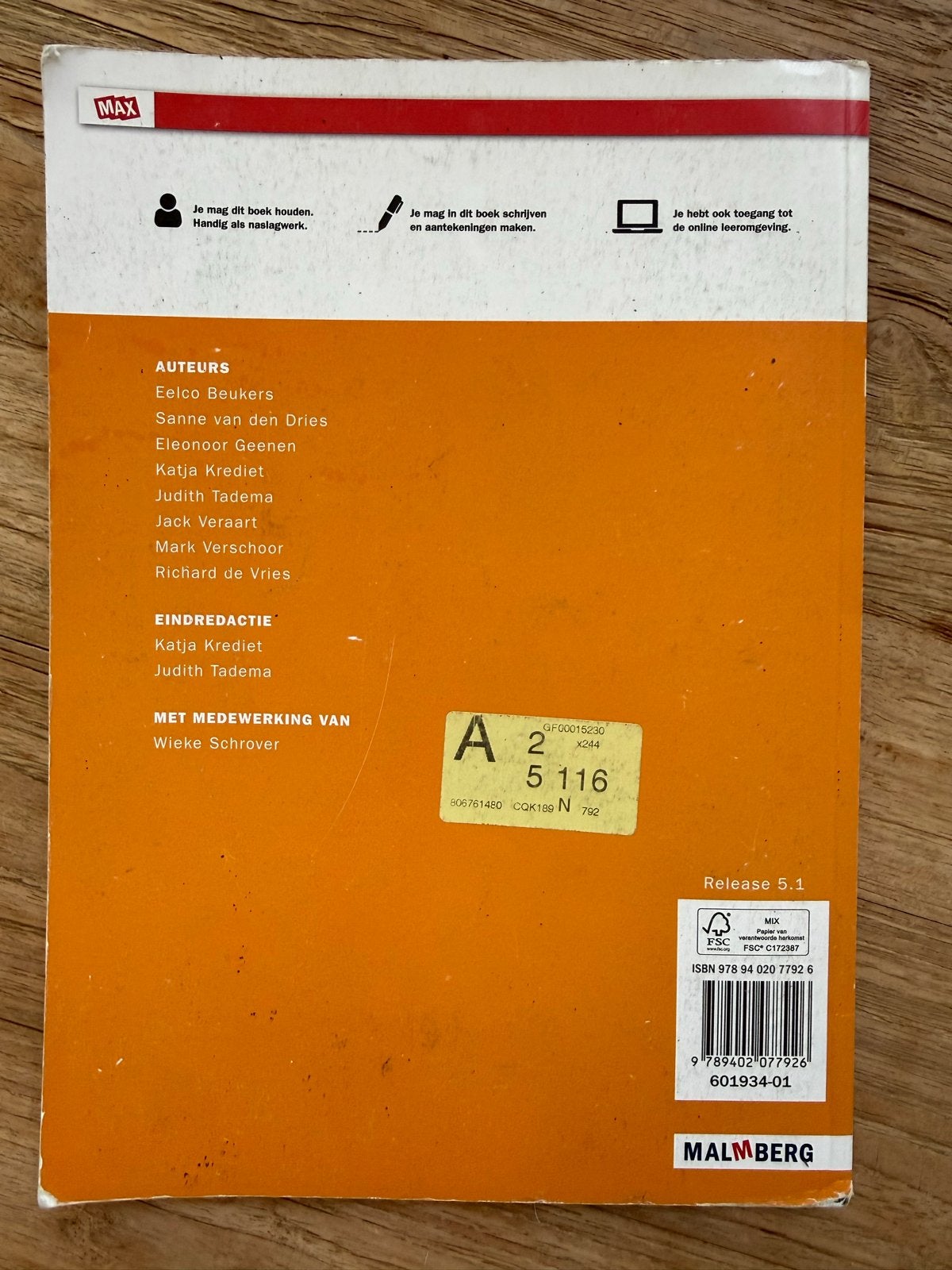 MEMO Geschiedenis 2A HAVO/VWO - Malmberg, Ophalen of Verzenden, Gelezen, HAVO, Geschiedenis
