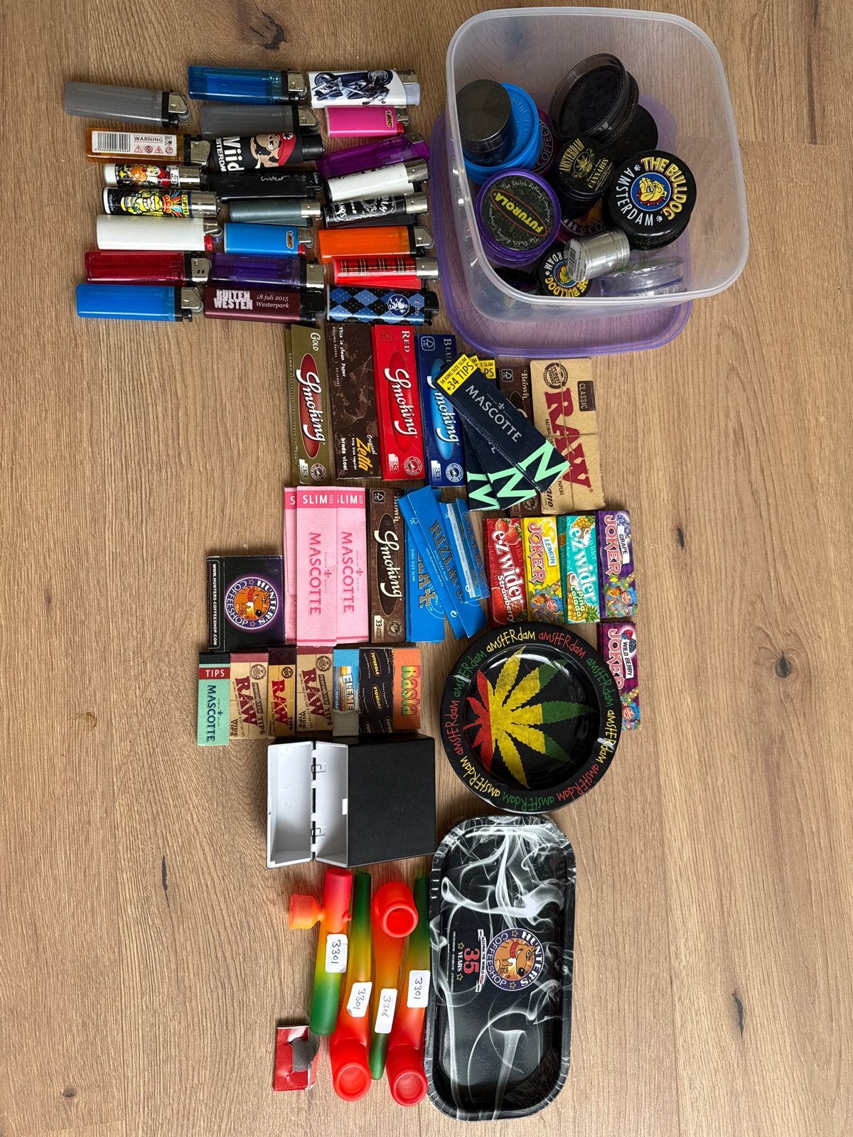 Grote collectie rookbenodigdheden en accessoires, Verzamelen, Ophalen, Gebruikt, Aansteker
