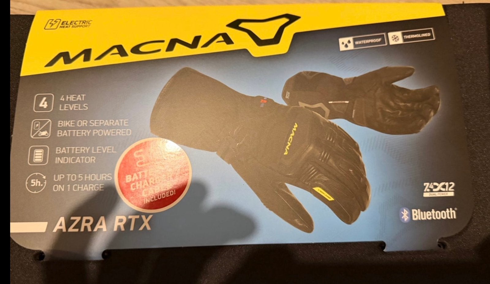 Macna motor handschoenen, Motoren, Ophalen of Verzenden, Zo goed als nieuw