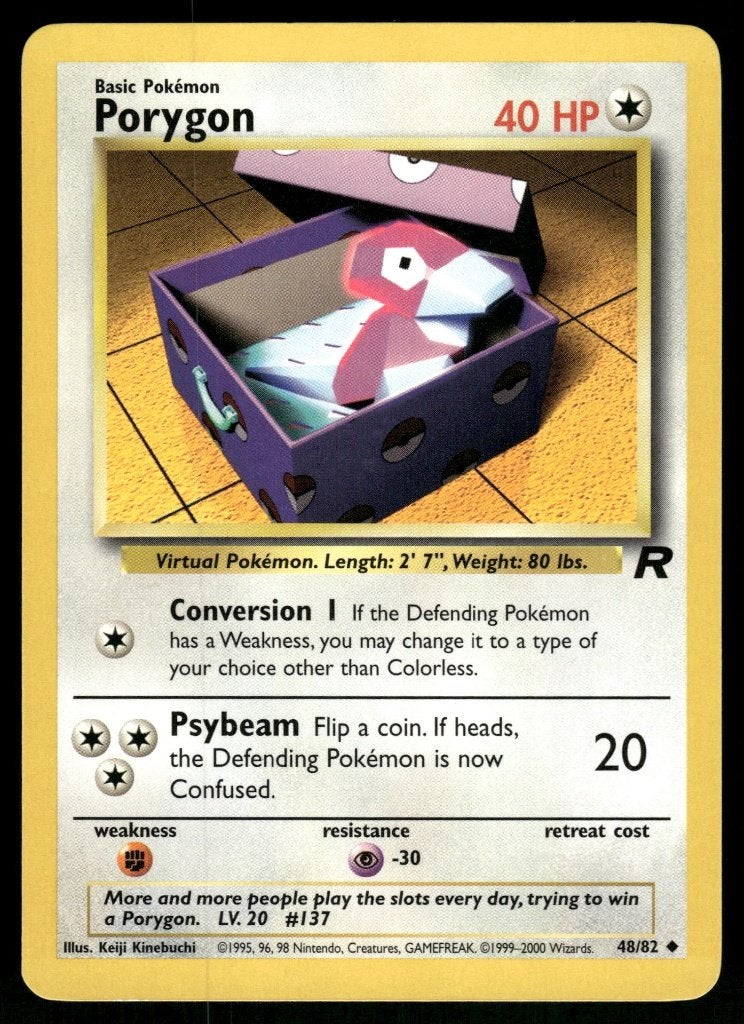 Porygon 48/82 - Team Rocket (NM), Verzenden, Gebruikt