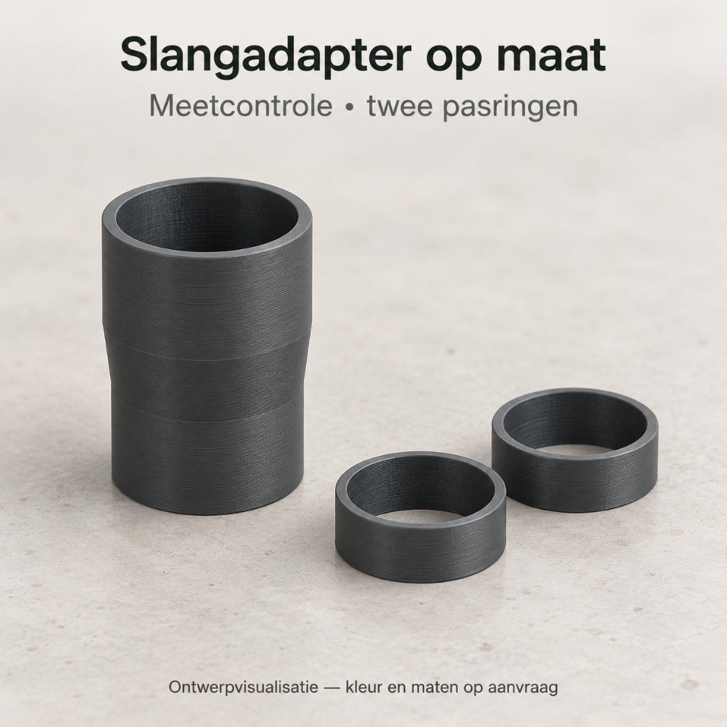 Slangadapter op maat + twee pasringen, Witgoed en Apparatuur, Ophalen, Nieuw, Overige typen, Overige merken