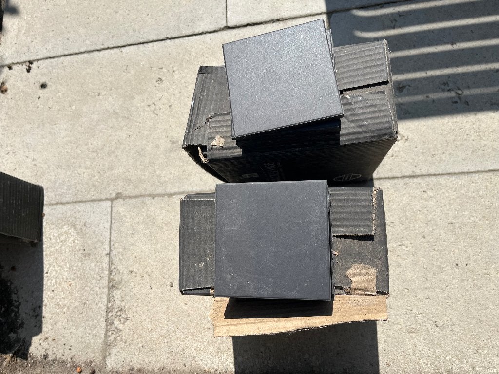 Winkelman Tegels 10x10 Black, Ophalen, Keramiek, Nieuw, Minder dan 20 cm
