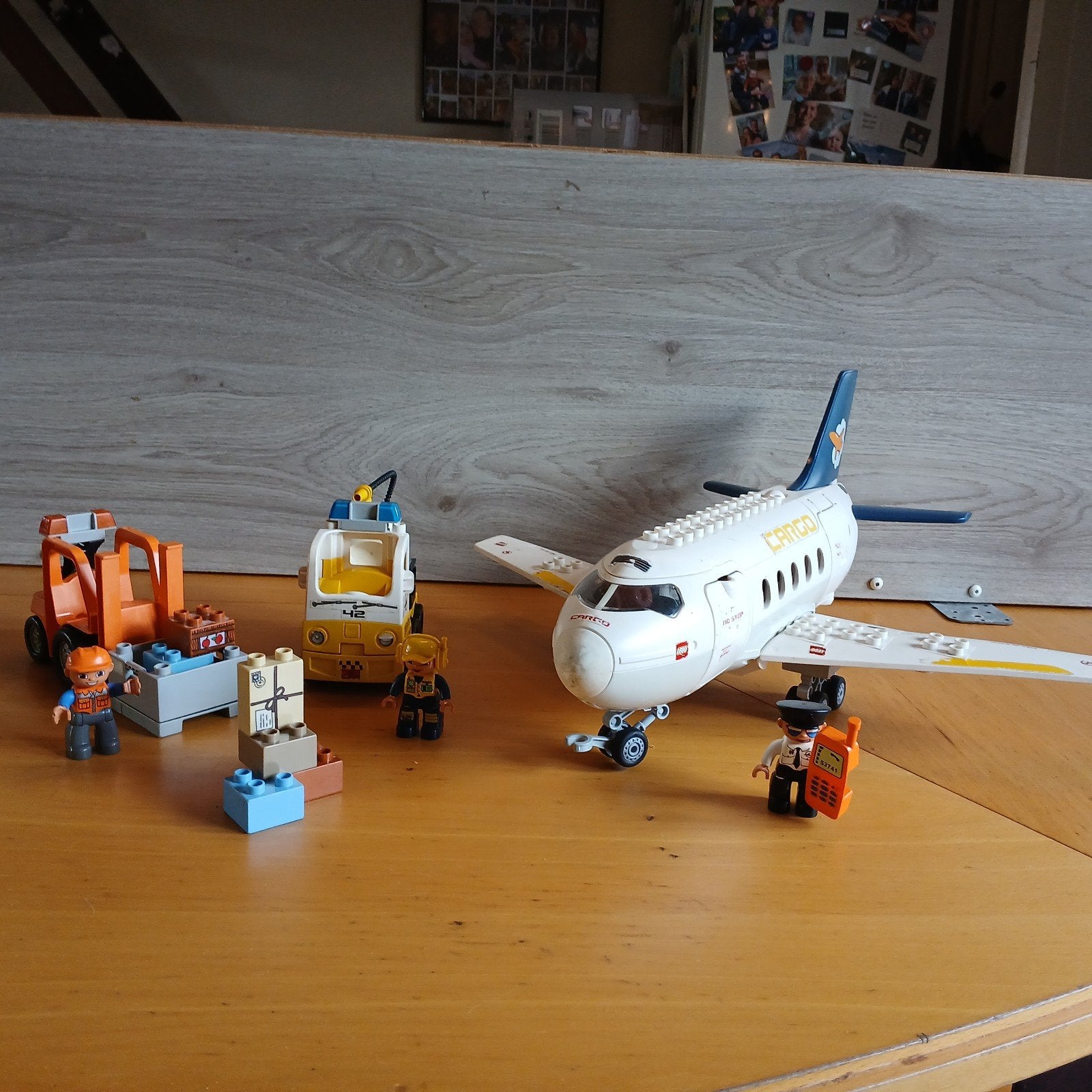 Duplo Groot vliegtuig, Kinderen en Baby's, Speelgoed | Duplo en Lego, Ophalen of Verzenden, Zo goed als nieuw, Complete set, Duplo
