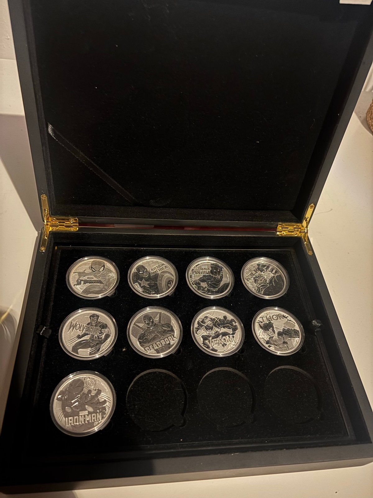 Marvel Tuvalu 1 oz Zilveren Munten Set (9 stuks), Ophalen of Verzenden, Zilver