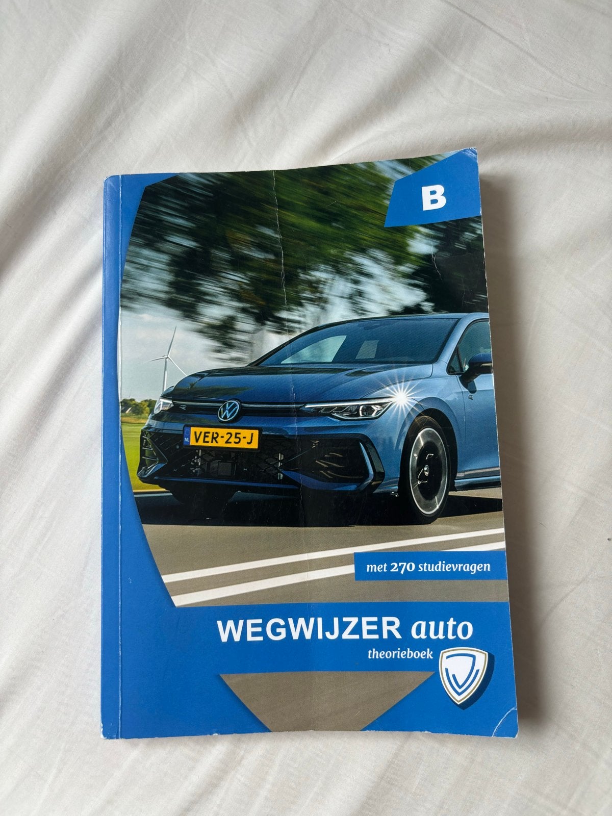 Wegwijzer Auto Theorieboek Rijbewijs B VERJO, Ophalen of Verzenden, Gelezen, Overige niveaus
