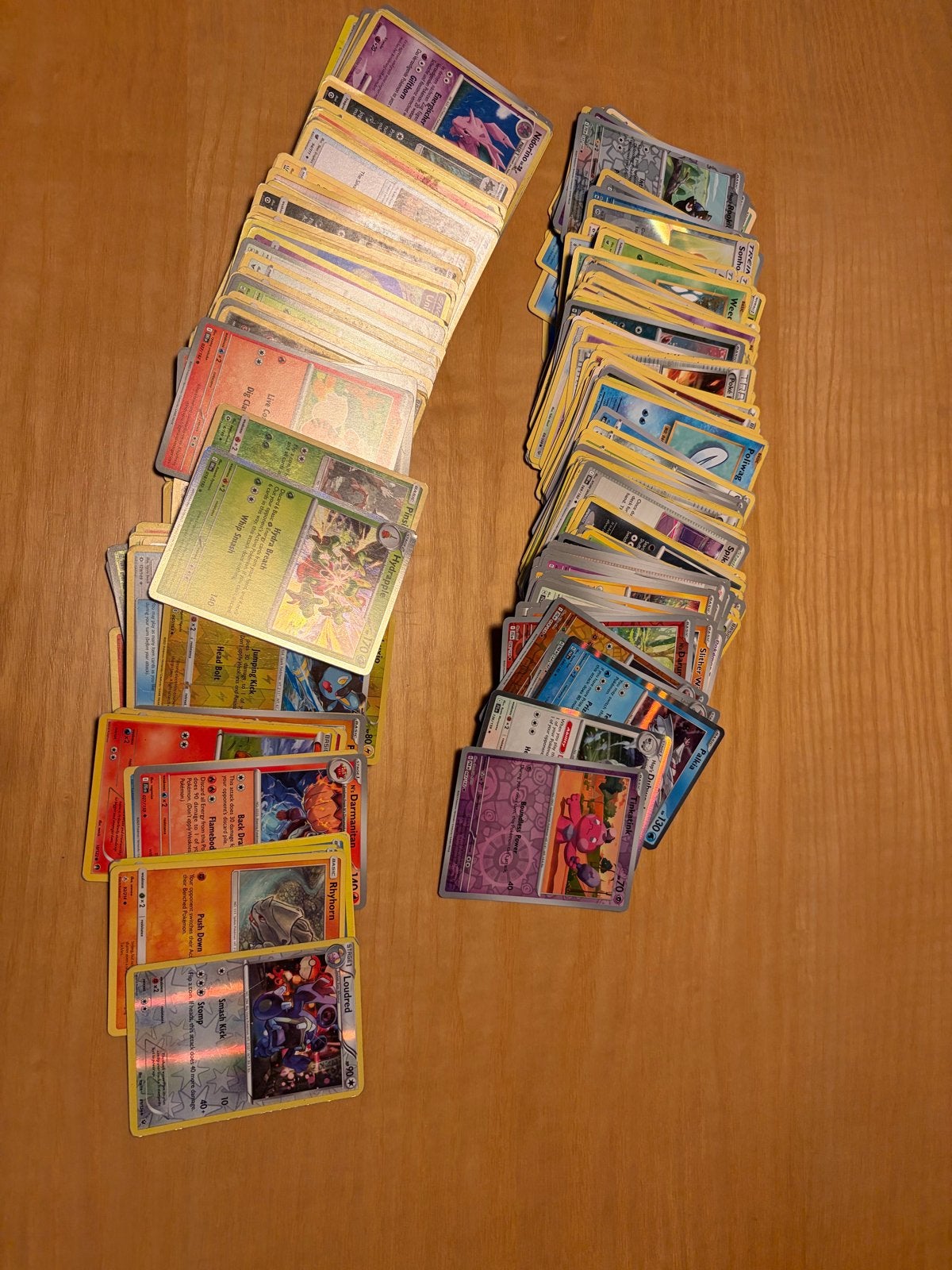 Pokémon kaarten collectie - circa 325 stuks, diverse sets, Ophalen of Verzenden, Gebruikt, Meerdere kaarten, Foil