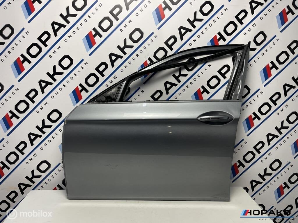 BMW 5 serie F10 F11 |voordeur links| Spacegrau A52, Auto-onderdelen, Gebruikt, Deur, Ophalen of Verzenden, Info@bmw.com