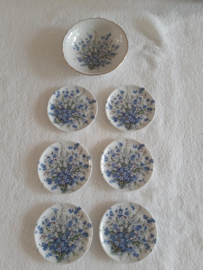 Petit four bordjes, Ophalen, Porselein, Overige stijlen, Bord(en)