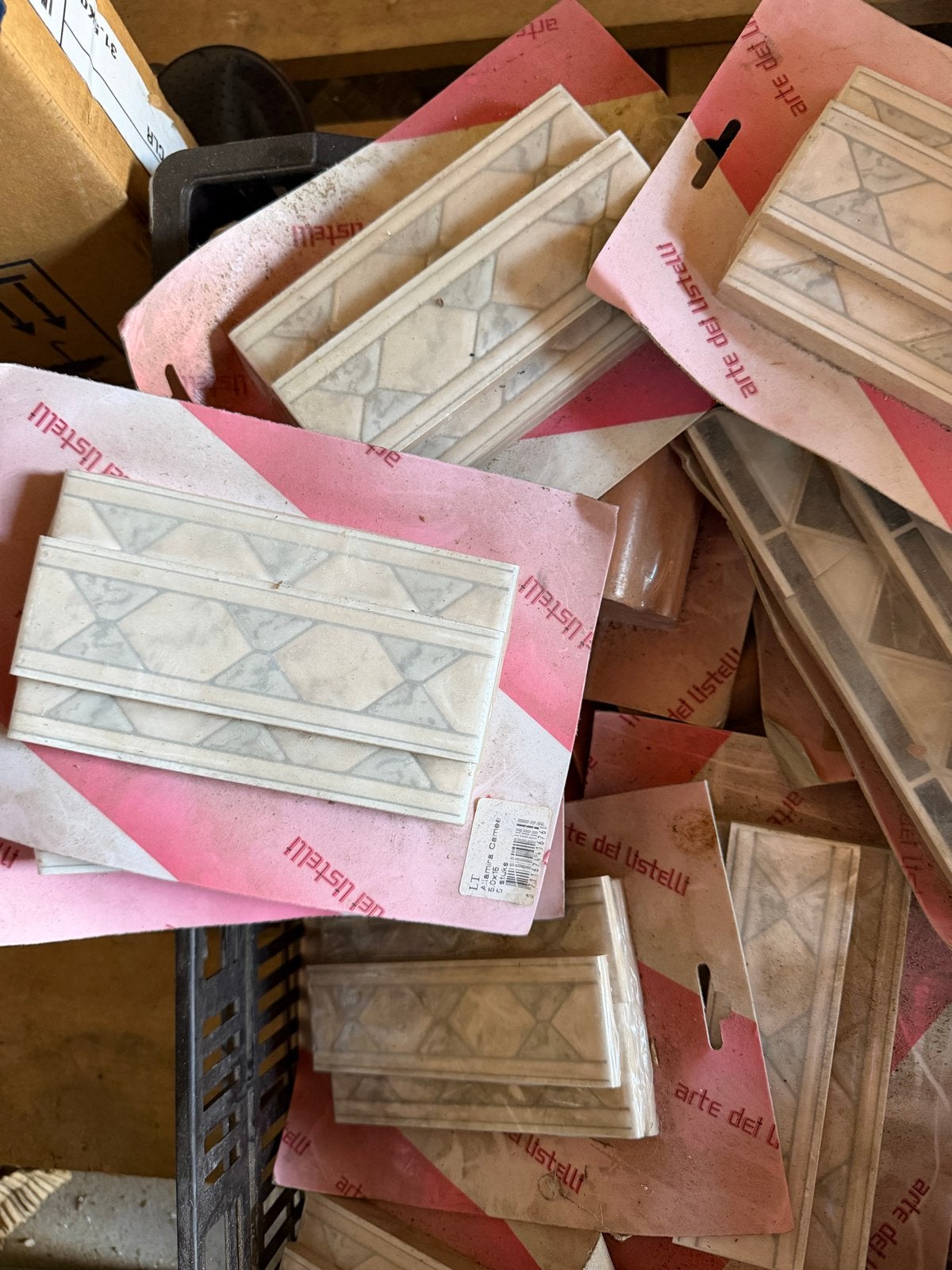 Diverse partij listello’s wandtegels - Nieuw in verpakking, Ophalen, Nieuw, Minder dan 20 cm, Minder dan 5 m²
