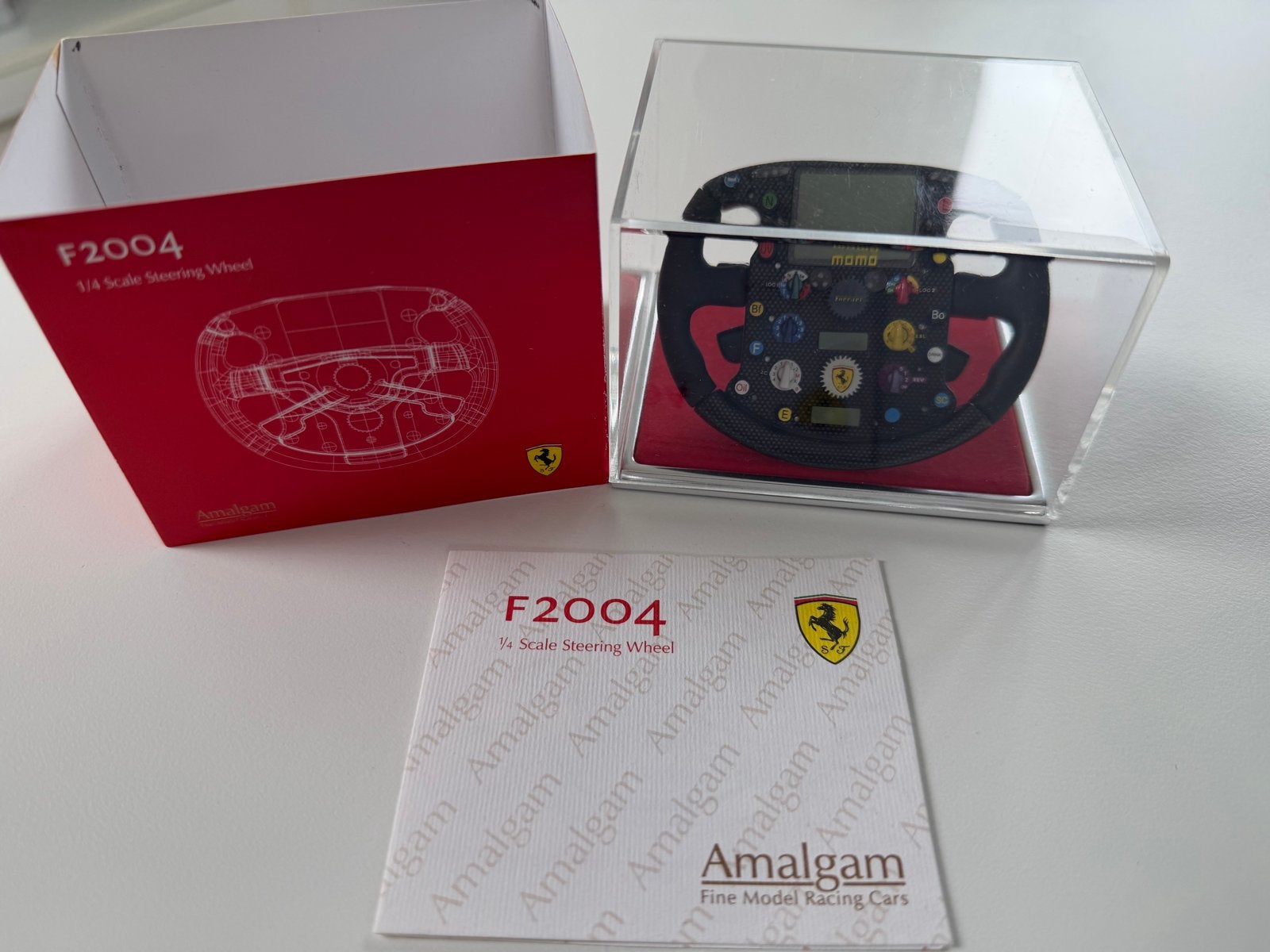 Amalgam Ferrari Michael Schumacher F2004 1/4 Schaal Model, Overige merken, Nieuw, Ophalen of Verzenden, Groter dan 1:32