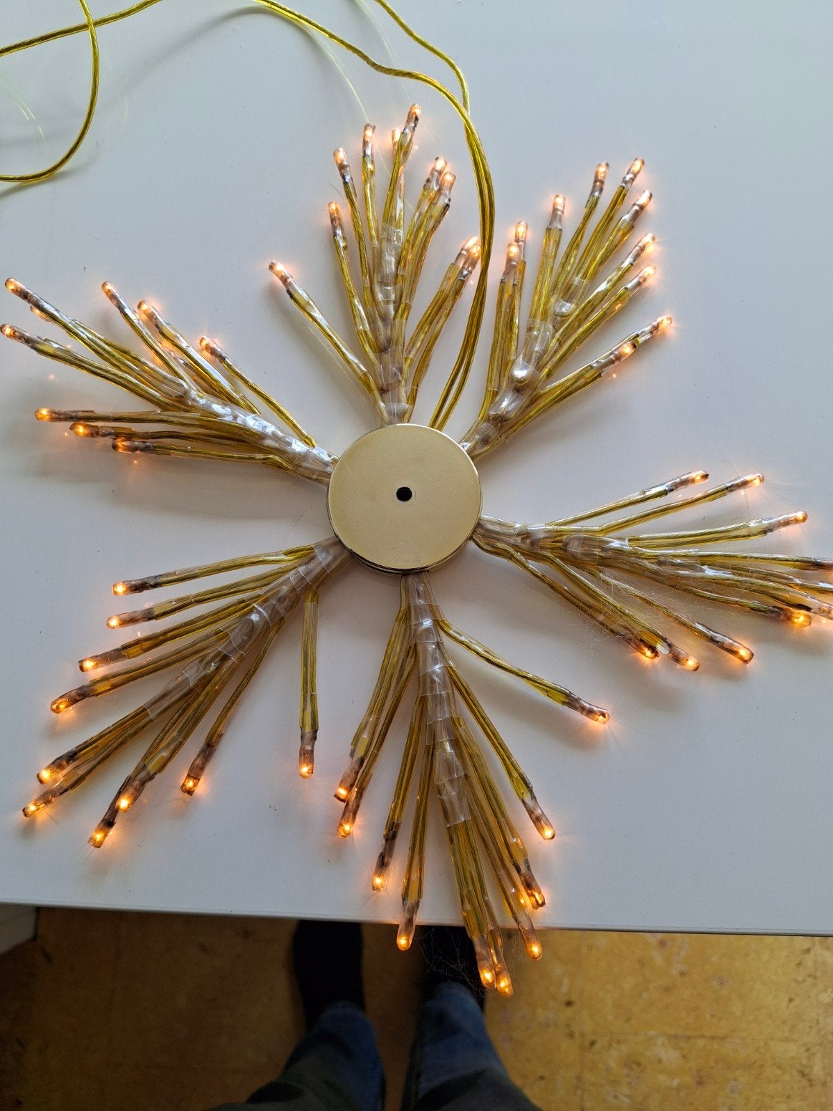 vintage kerstster verlichting, Diversen, Kerst, Ophalen of Verzenden