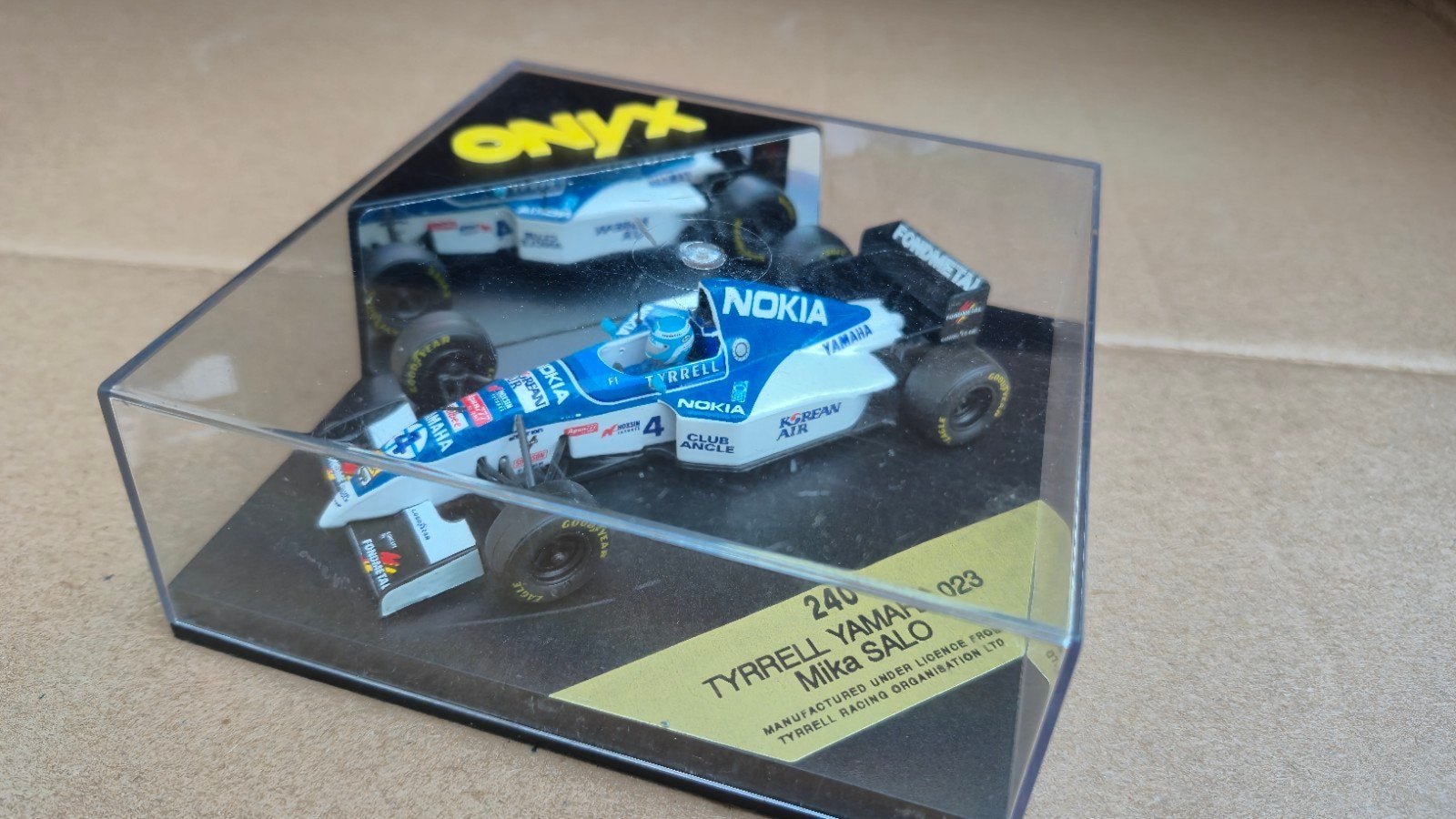 Onyx Tyrrell Yamaha Mika Salo F1 modelauto, Overige merken, Auto, 1:32 tot 1:50, Ophalen of Verzenden