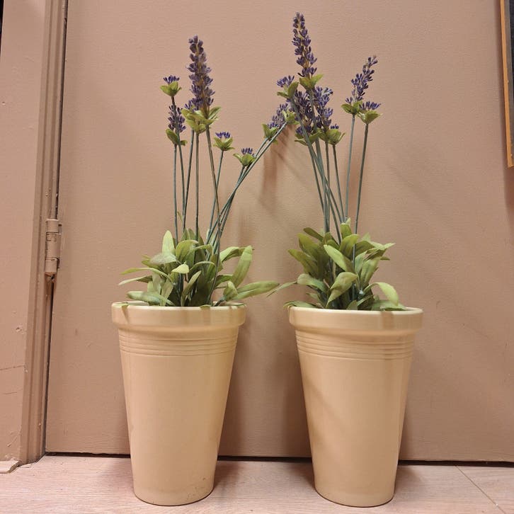 2x Kunstlavendelplanten in Pot (50 cm)