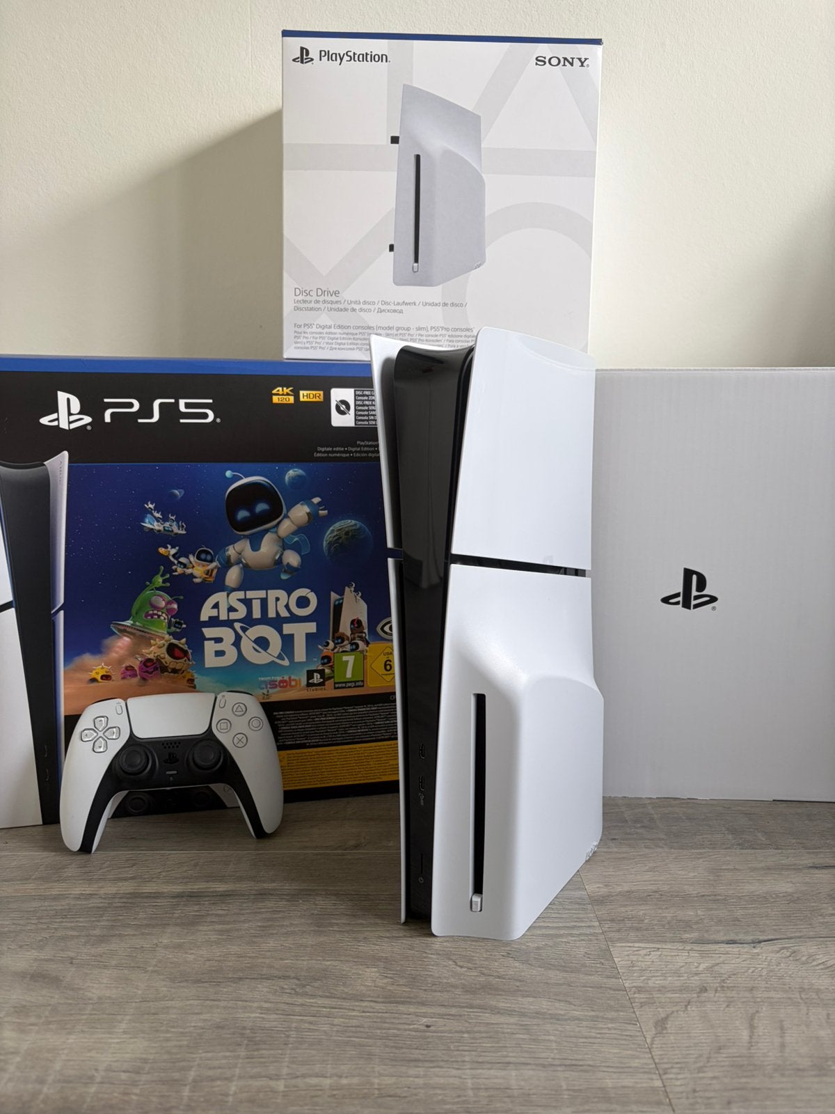 PS5 Slim Disc Edition 1TB Zeer goede staat Compleet + doos, Ophalen, Zo goed als nieuw, Playstation 5 Digital