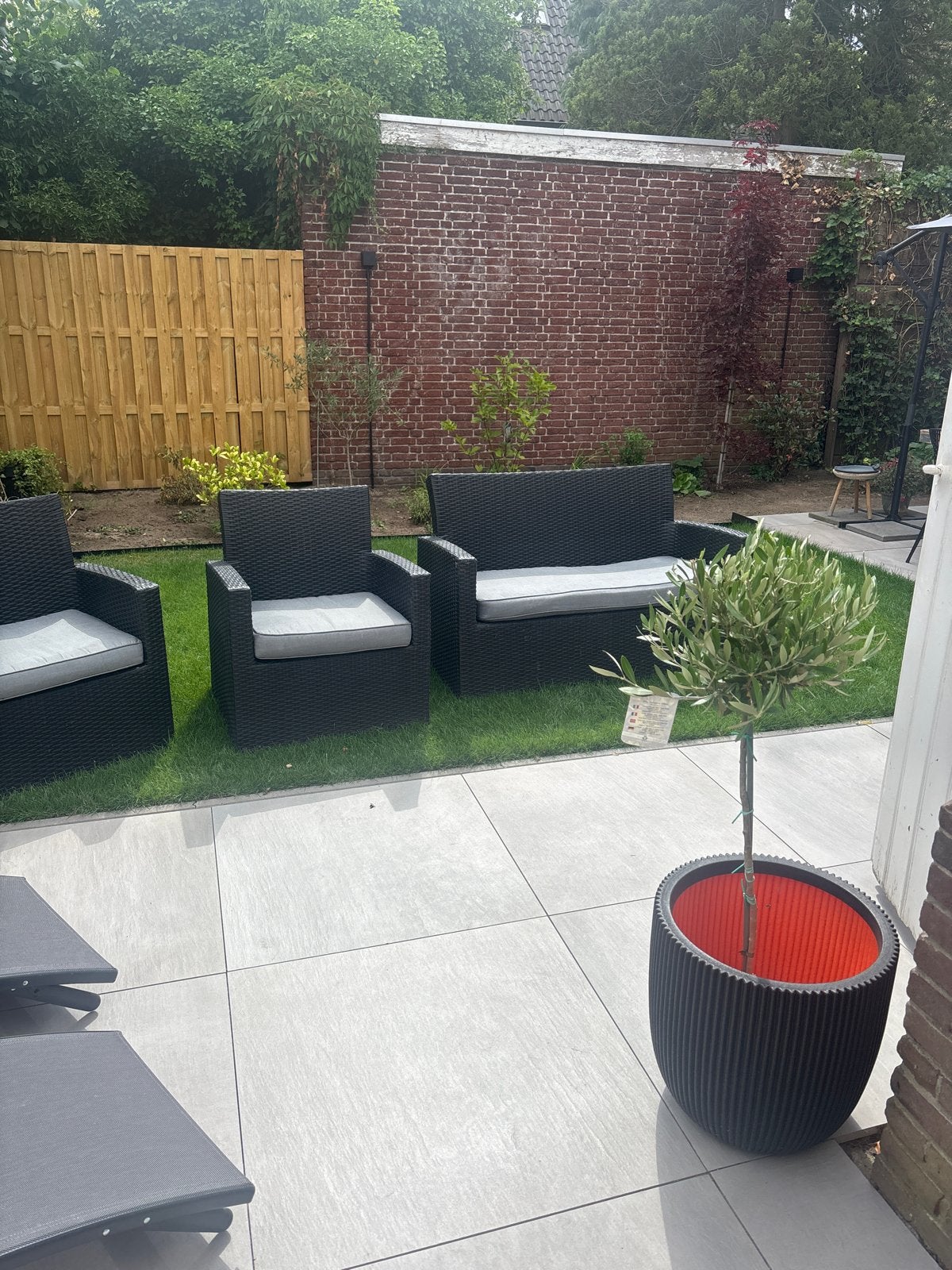 Bois le Duc  Loungeset meeneemprijs 50,-, Tuin en Terras, Tuinsets en Loungesets, Ophalen, 4 zitplaatsen, Gebruikt, Loungeset