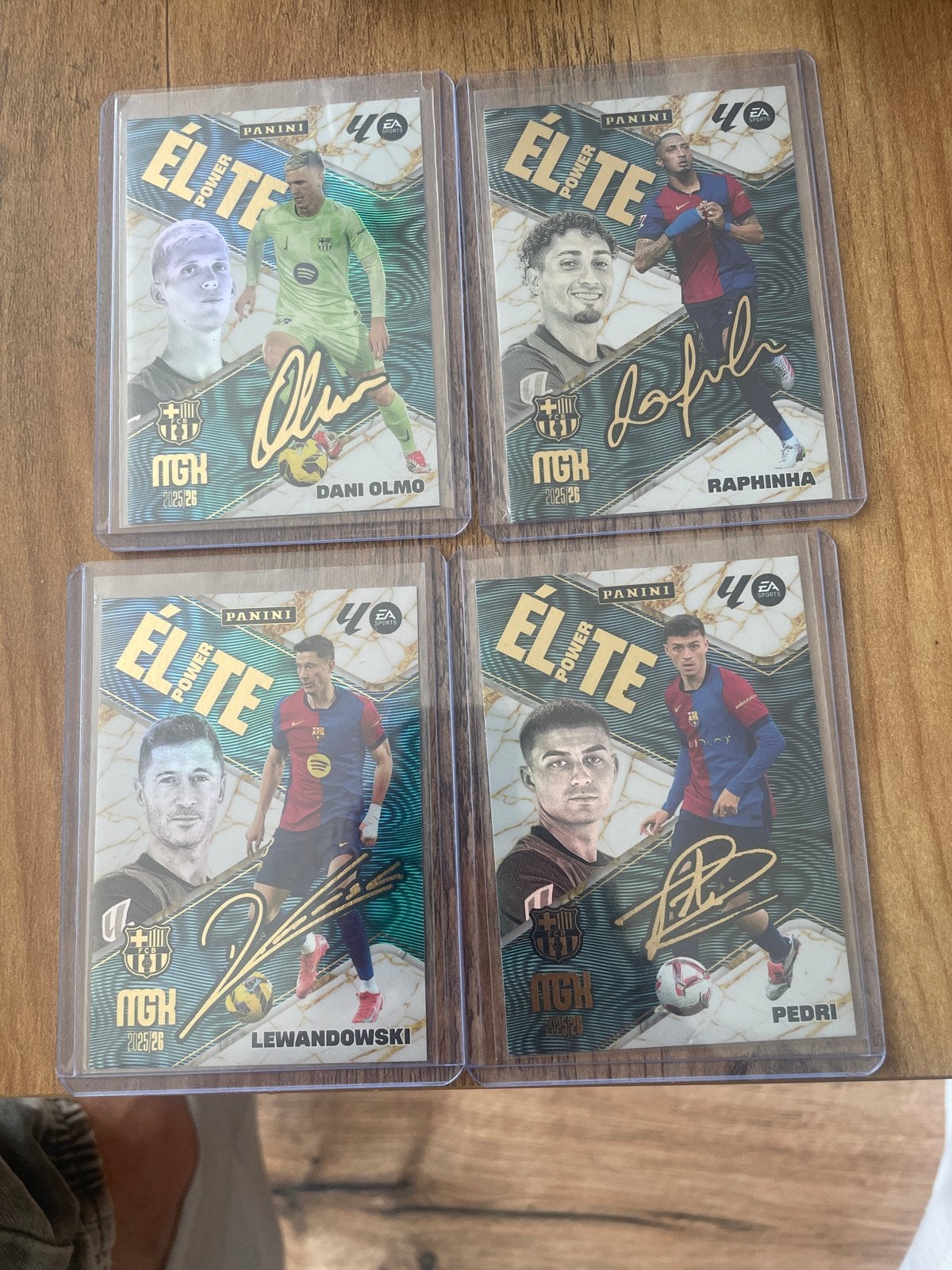 Panini Elite Power Voetbal Kaarten - Dani Olmo, Raphinha, Le, Ophalen of Verzenden, Zo goed als nieuw, Buitenlandse clubs, Spelerskaart