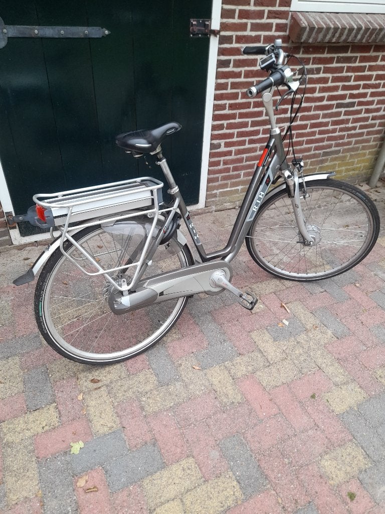 RIH Omega electrische fiets plus onderdelen fiets, Gebruikt, 47 tot 51 cm, 30 tot 50 km per accu, Ophalen