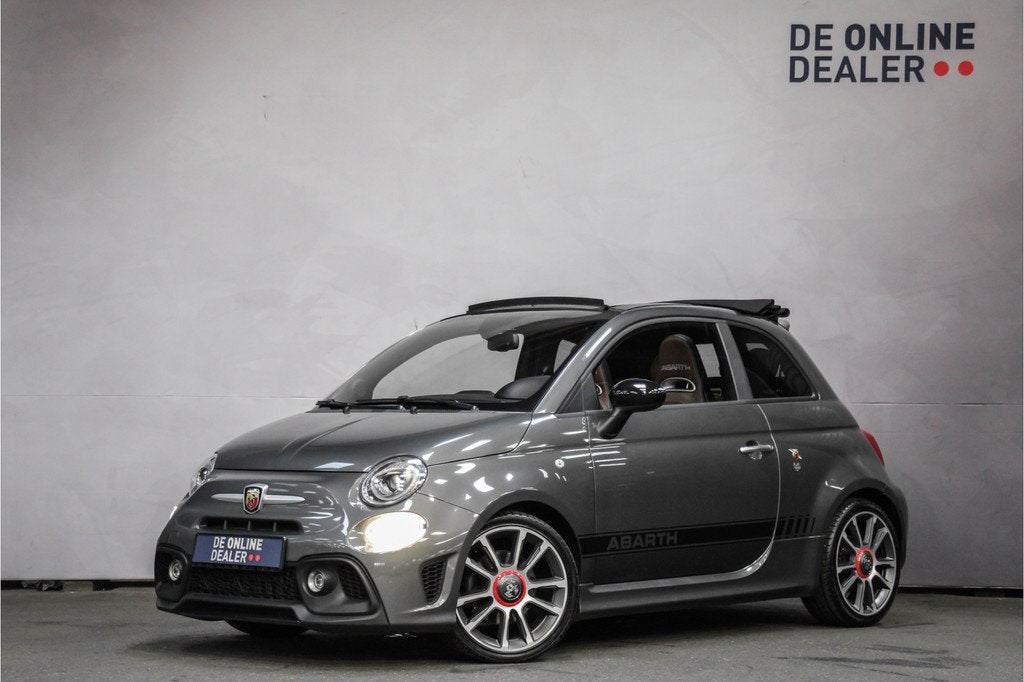 Abarth 500 C 595 1.4 T-Jet Turismo |Leder|17inch|7''|, Auto's, Abarth, Voorwielaandrijving, 4 cilinders, Cabriolet, Leder