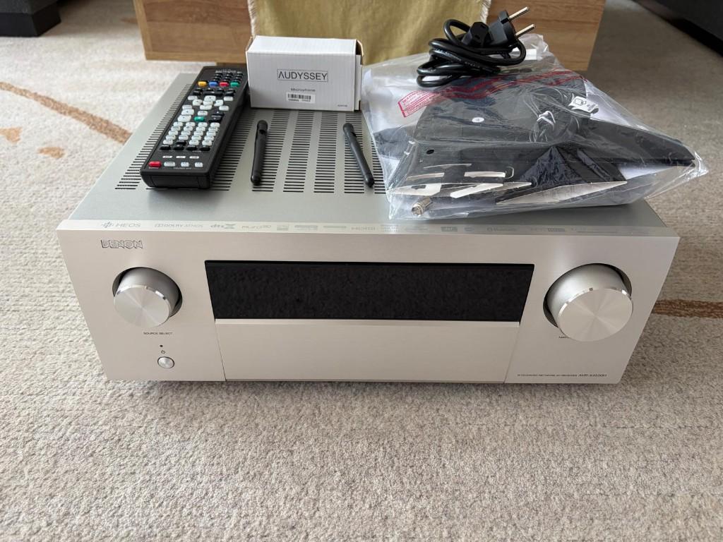 Denon AVR X4500H,Atmos DTSX,AURO3D, BT wifi,HEOS, Audio, Tv en Foto, Versterkers en Receivers, Ophalen, Zo goed als nieuw, 120 watt of meer