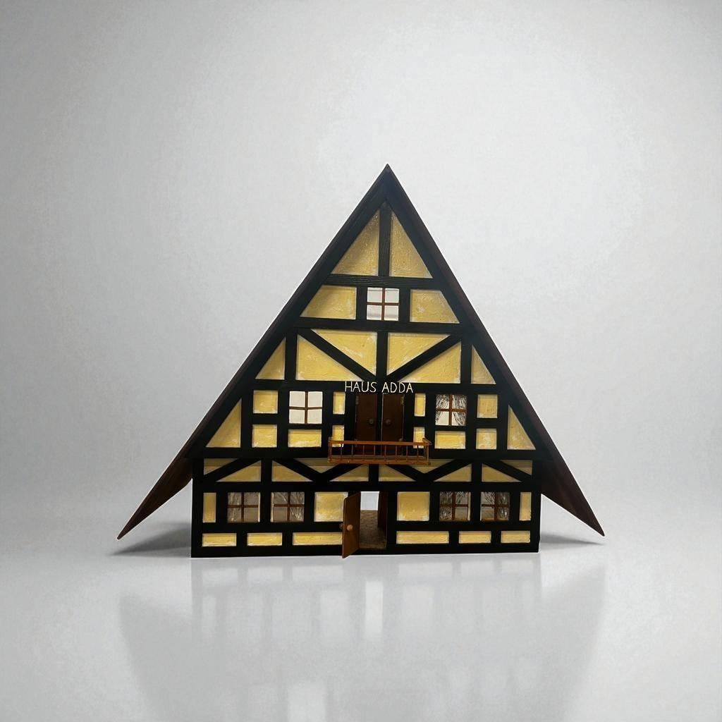 Vintage poppenhuis / doll house / modelbouw, Verzamelen, Ophalen, Gebruikt, Poppenhuis