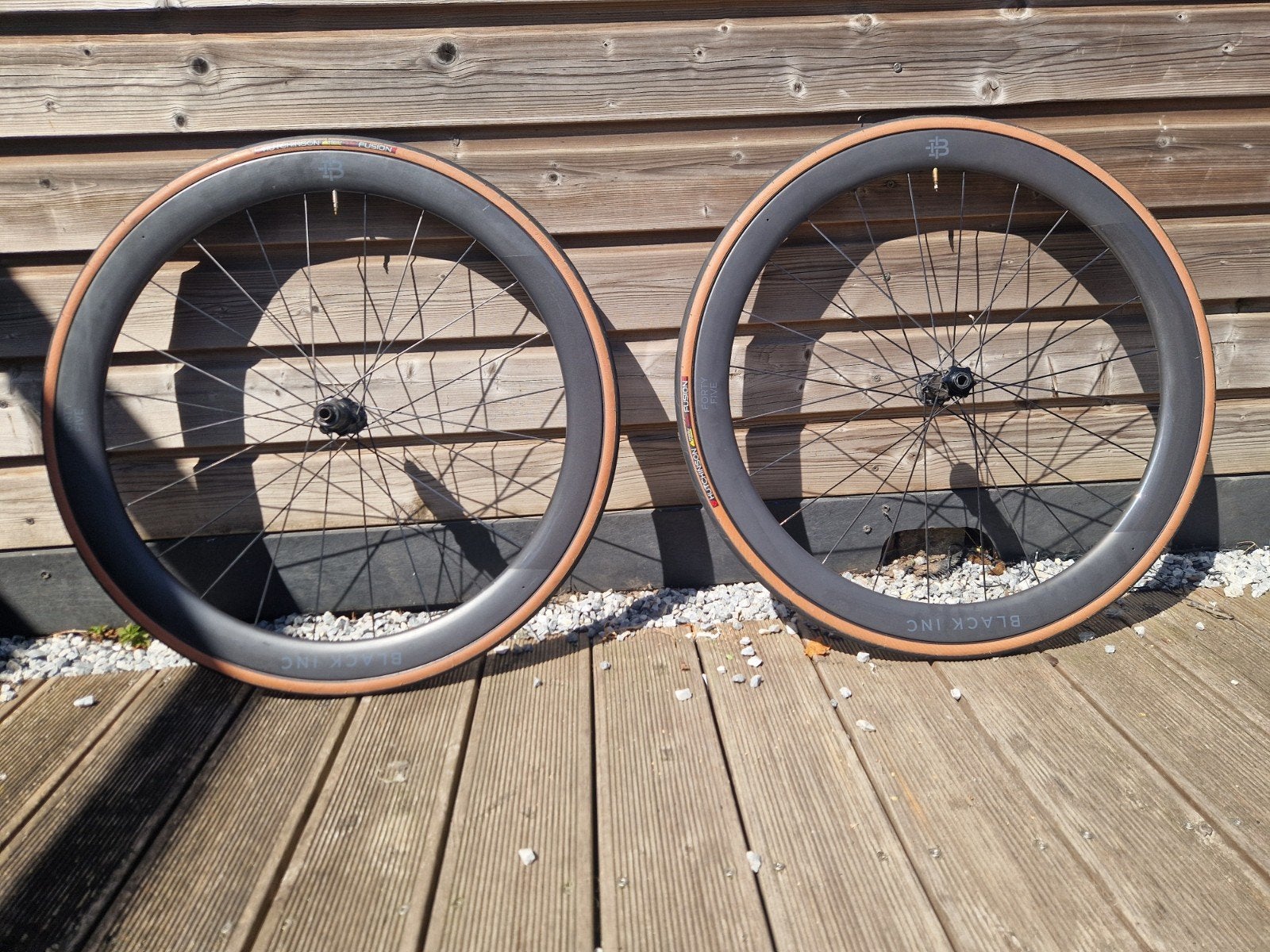 Black Inc Forty Five carbon wielen TLR, Fietsen en Brommers, Fietsonderdelen, Wiel, Ophalen of Verzenden, Zo goed als nieuw, Carbon