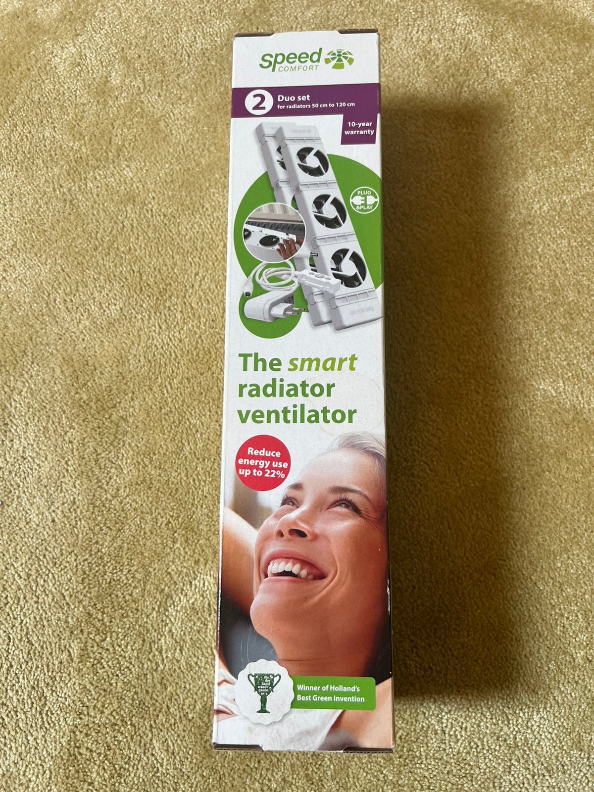 Speed comfort duo set radiator ventilator NIEUW!, Doe-het-zelf en Verbouw, Ophalen of Verzenden, Nieuw
