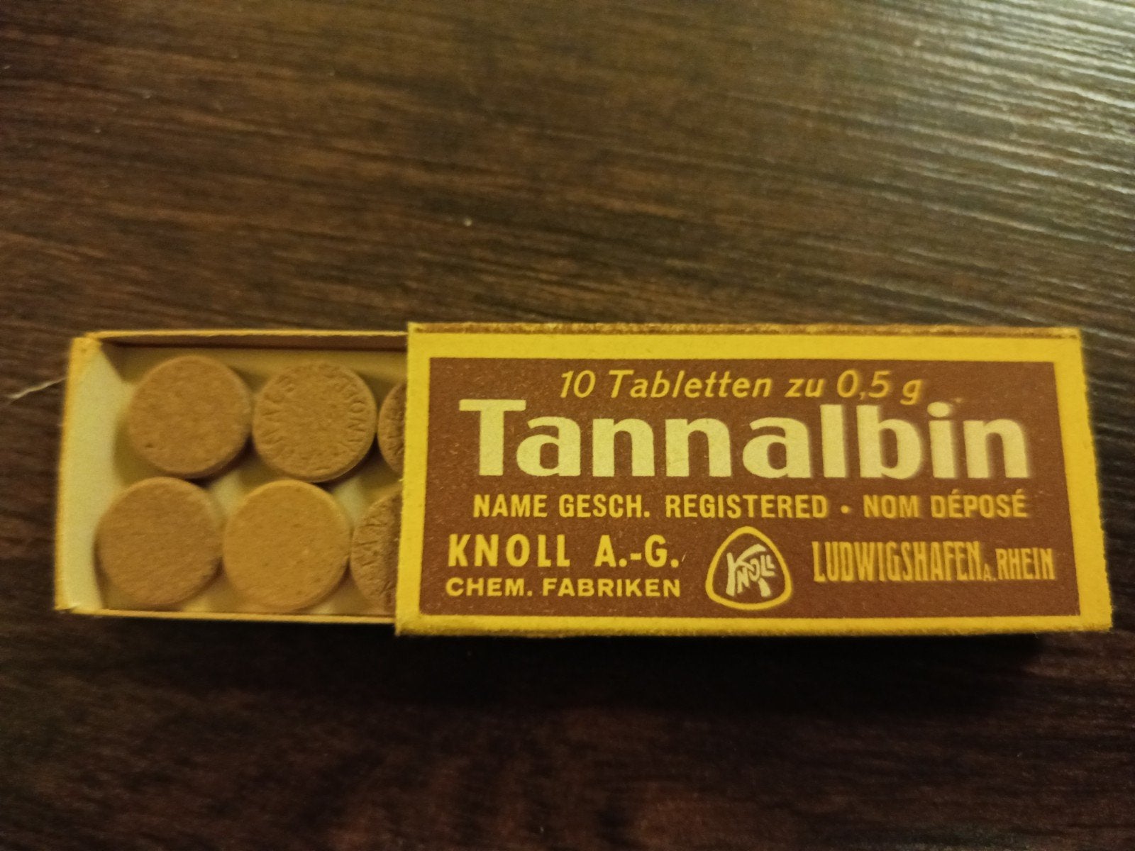 Wehrmacht Tannalbin diarree tabletten medisch zeer zeldzaam, Ophalen of Verzenden, Duitsland