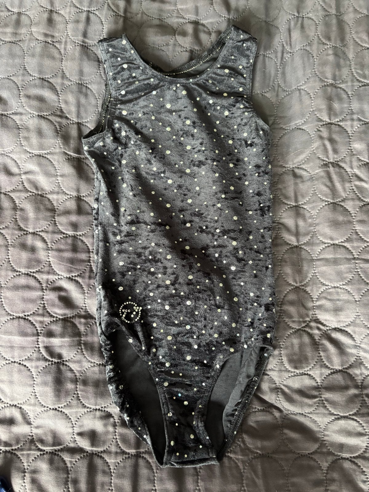 Turnpakje zwart met glitters - TT Gymnastics, Ophalen of Verzenden, Zo goed als nieuw, Meisje, Overige typen