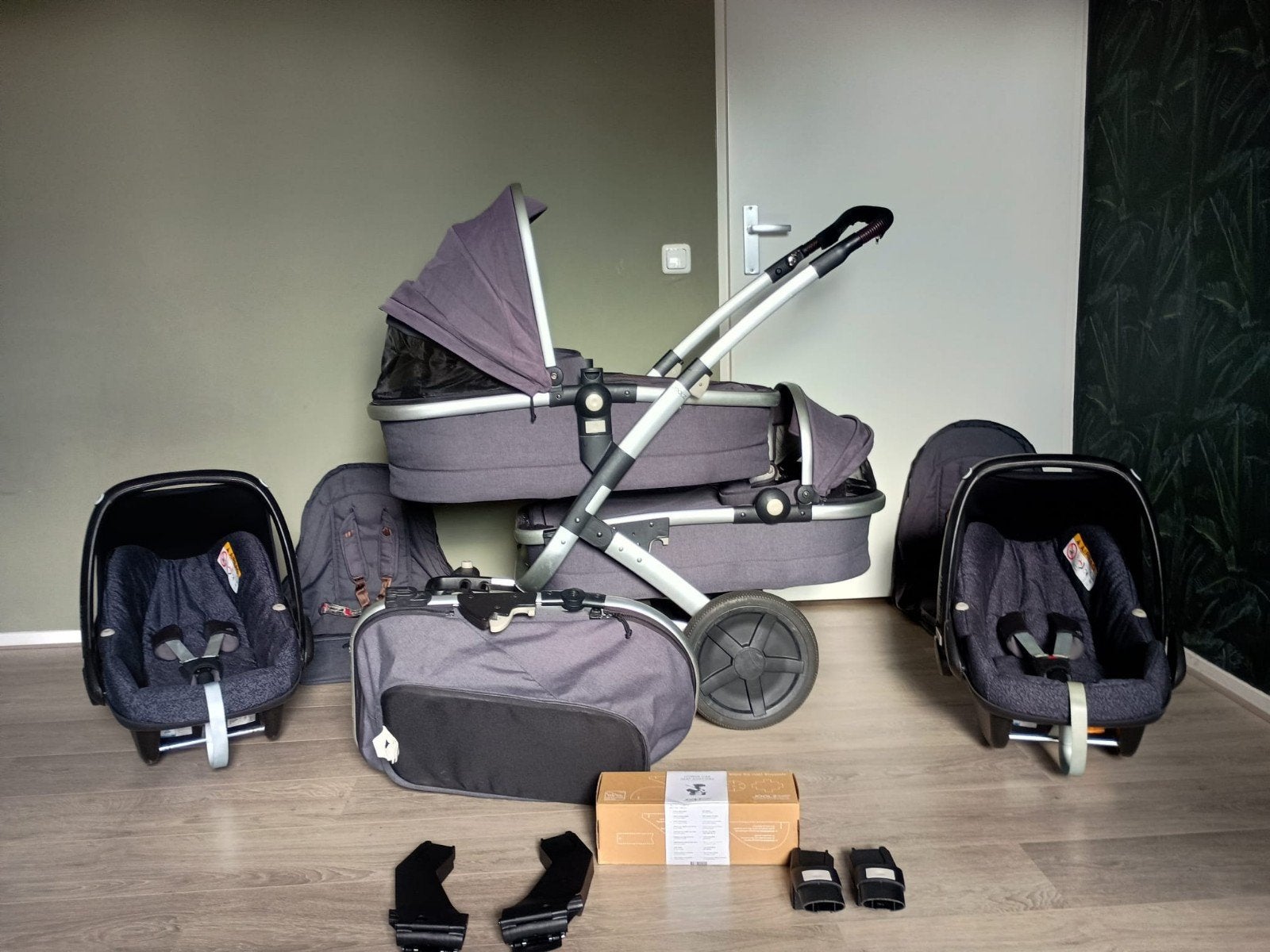 Joolz Geo Mineral Grey Tweeling, Duo , enkele kinderwagen, Kinderen en Baby's, Kinderwagens en Combinaties, Ophalen, Overige merken
