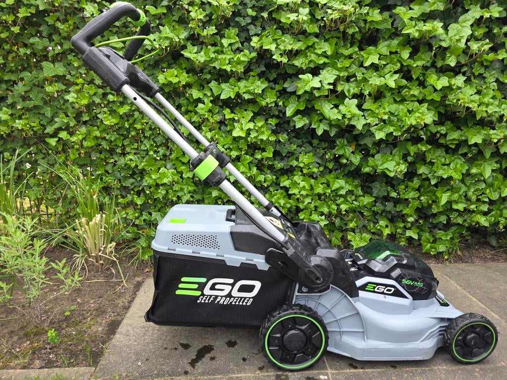 EGO Power+ LM1700E-SP Accu Grasmaaier - Zelfrijdend, Tuin en Terras, Grasmaaiers, Ophalen, Cirkelmaaier, Gebruikt, Accu-grasmaaier