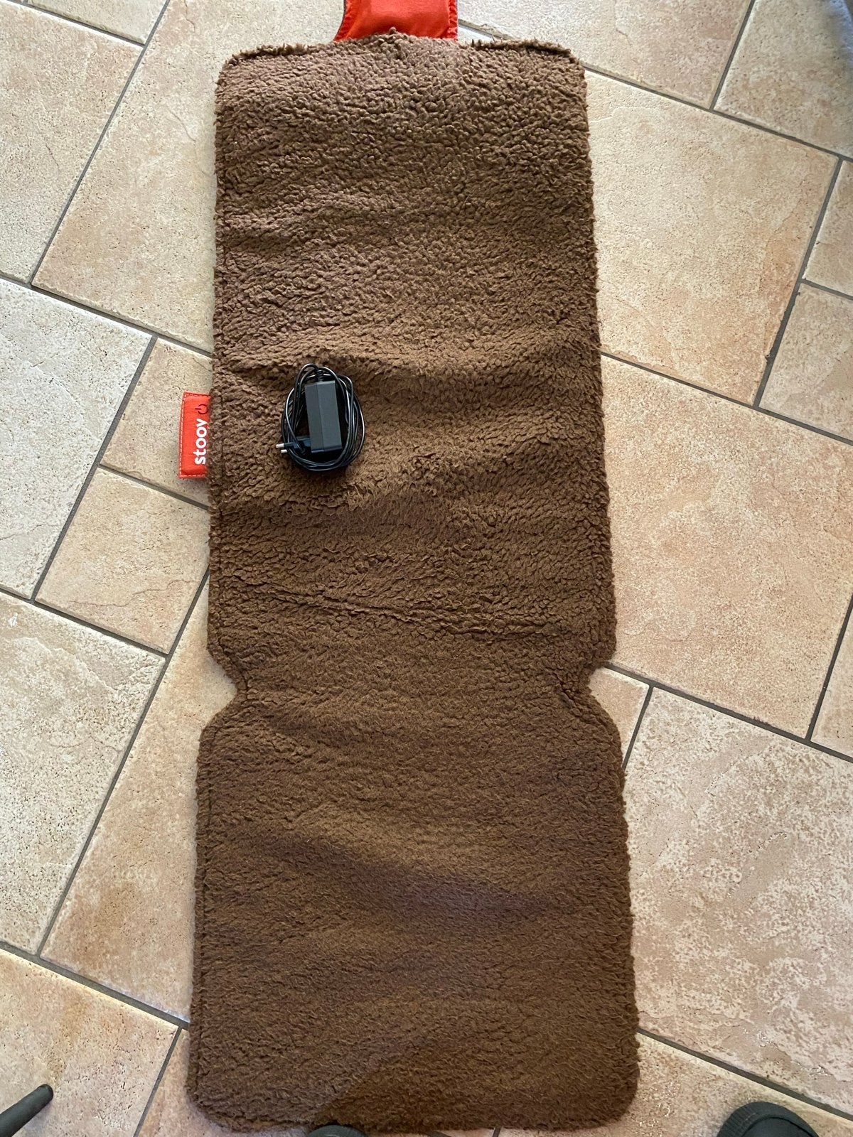 Stoov infrarood warmtekussen - bruin, Ophalen of Verzenden, Zo goed als nieuw, Bruin, Textiel
