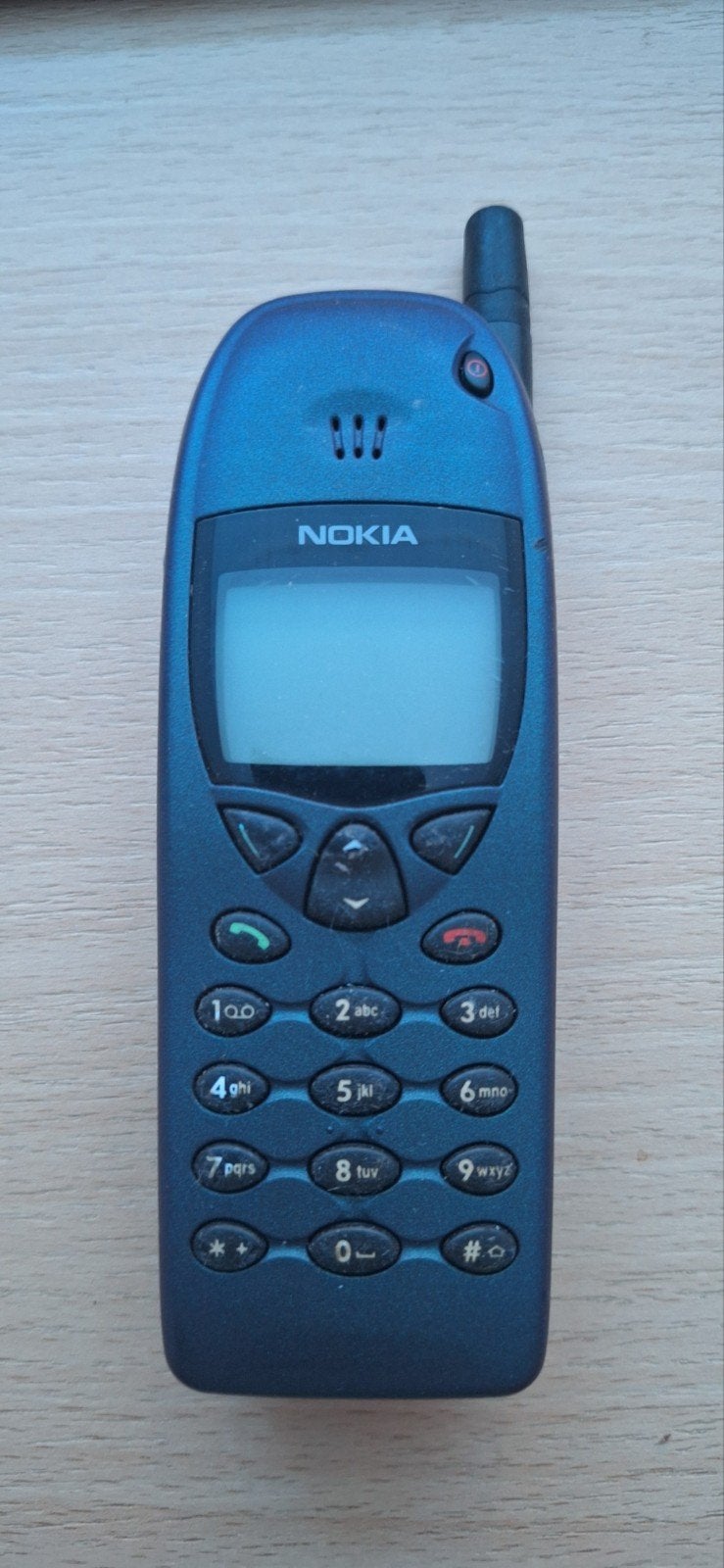Nokia 6110 Mobiele Telefoon - Vintage Model, Gebruikt, Blauw, Geen camera, Fysiek toetsenbord